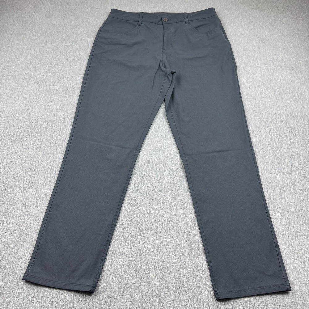Vuori Pants Men 32 Blue Meta Performance Athletic Slim Fit 29" Chino V4009